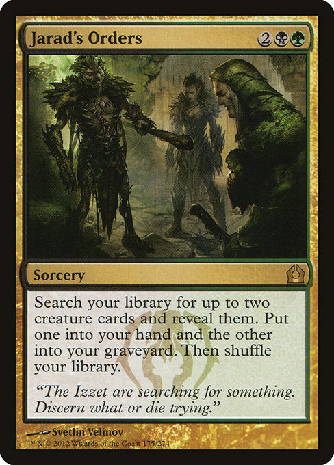 RTR: Jarad's Orders