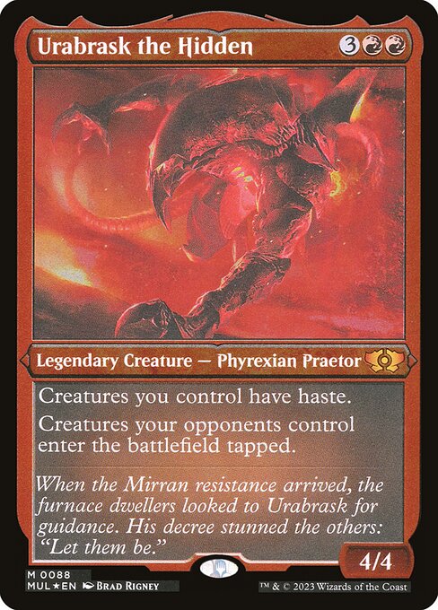 MUL: Urabrask the Hidden (Foil Etched)