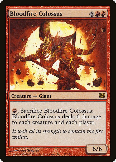 9ED: Bloodfire Colossus (Foil)