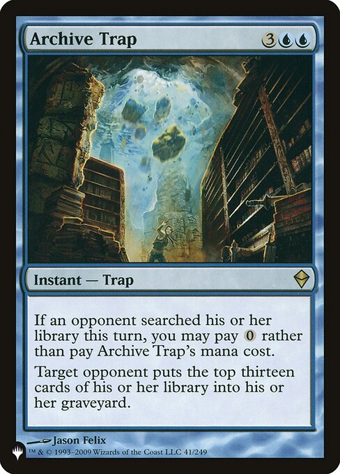 PLST: Archive Trap