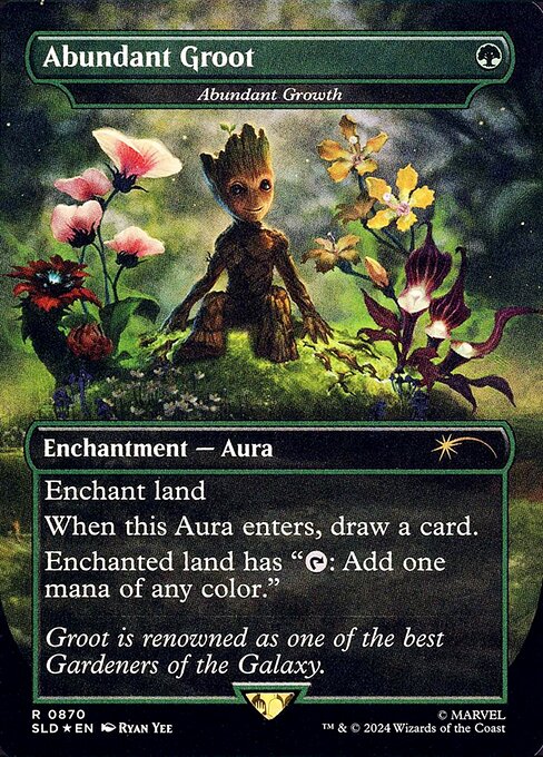 SLD: Abundant Groot - Abundant Growth (Rainbow Foil)
