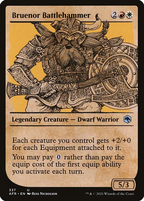 AFR: Bruenor Battlehammer (Showcase) (Foil)