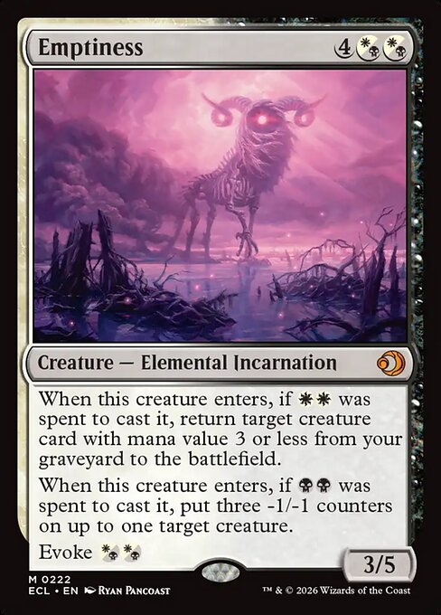 ECL: Emptiness (Foil)