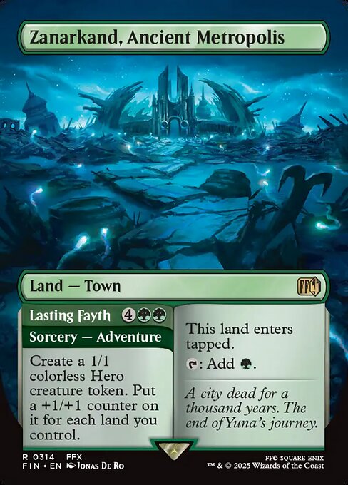FIN: Zanarkand, Ancient Metropolis (Borderless) (Foil)