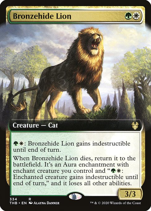 THB: Bronzehide Lion (Extended Art) (Foil)