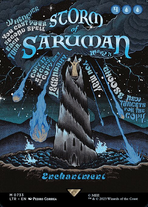 LTR: Storm of Saruman (Borderless Poster)