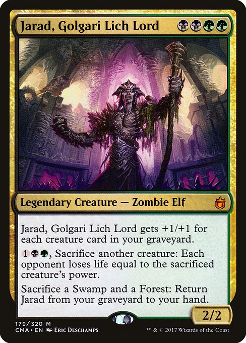 CMA: Jarad, Golgari Lich Lord