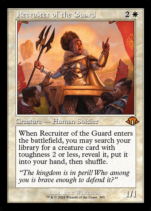 MH3: Recruiter of the Guard (Retro Frame)