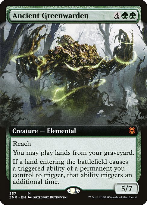 ZNR: Ancient Greenwarden (Extended Art)