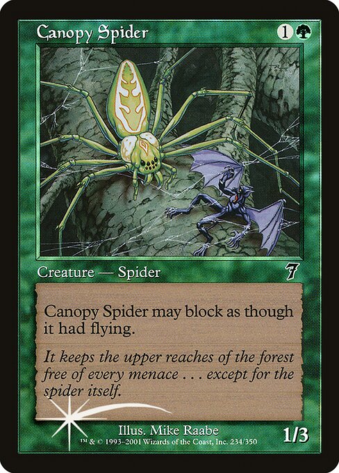 7ED: Canopy Spider (Foil)