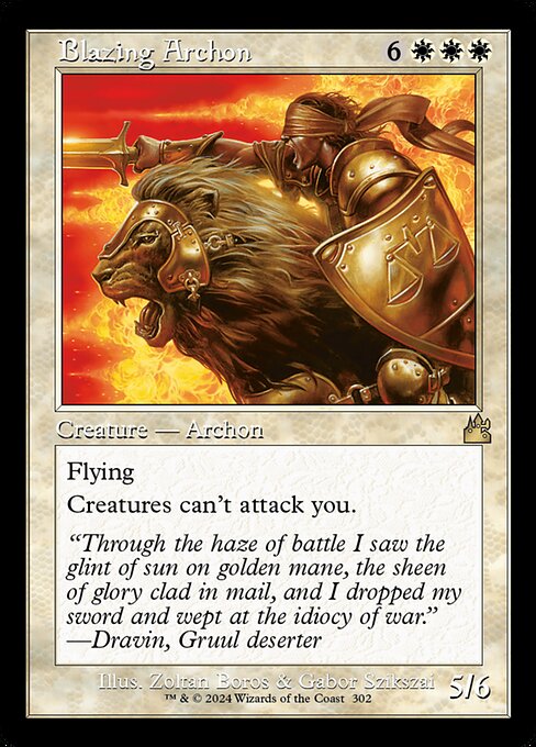 RVR: Blazing Archon (Retro Frame)