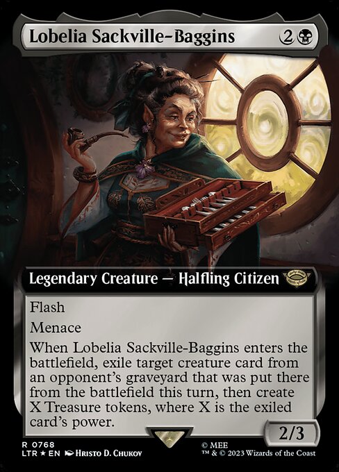 LTR: Lobelia Sackville-Baggins (Extended Art) (Surge Foil)