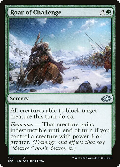 J22: Roar of Challenge