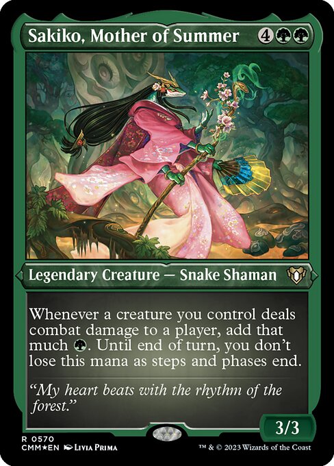 CMM: Sakiko, Mother of Summer (Foil Etched)