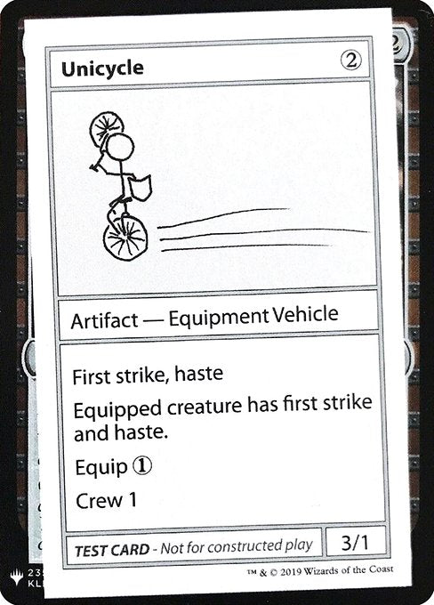 CMB1: Unicycle
