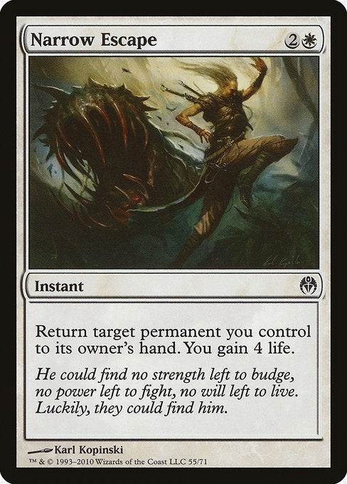 DDE: Narrow Escape