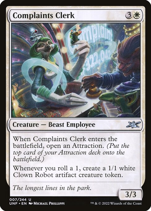 UNF: Complaints Clerk