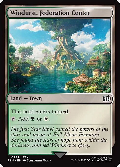 FIN: Windurst, Federation Center (Foil)