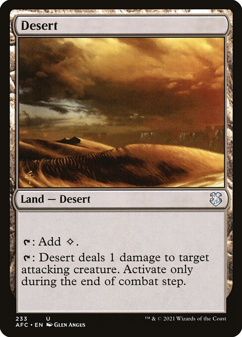 AFC: Desert