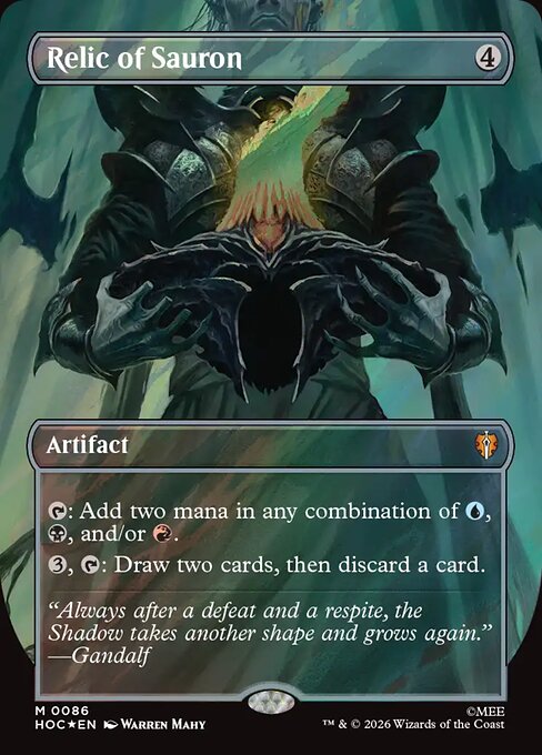 HOC: Relic of Sauron (Borderless) (Surge Foil)