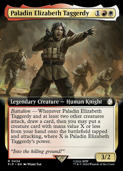 PIP: Paladin Elizabeth Taggerdy (Extended Art) (Foil)