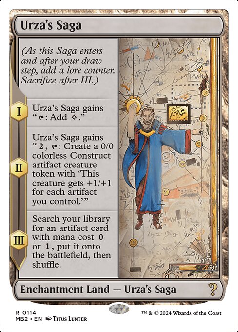 MB2: Urza's Saga (White Border)