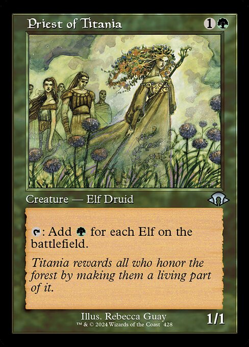 MH3: Priest of Titania (Retro Frame) (Foil)