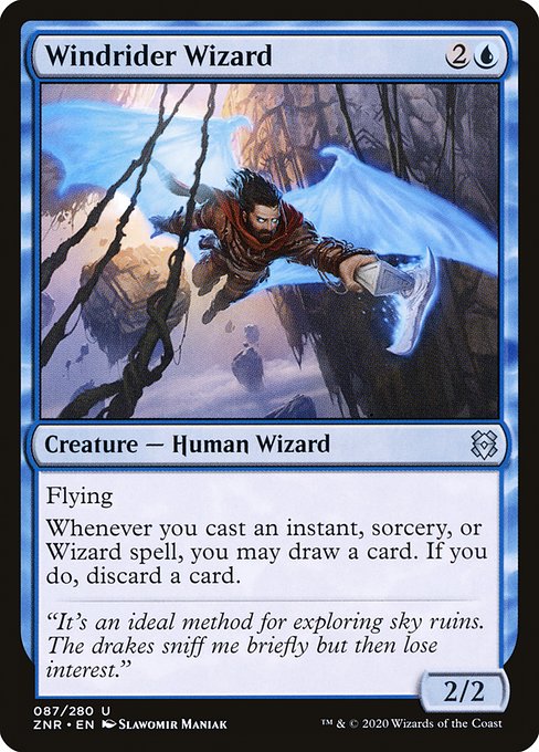 ZNR: Windrider Wizard (Foil)