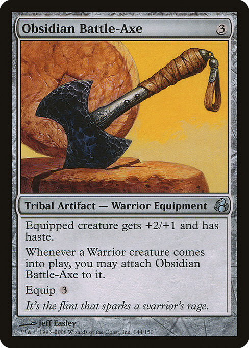 MOR: Obsidian Battle-Axe
