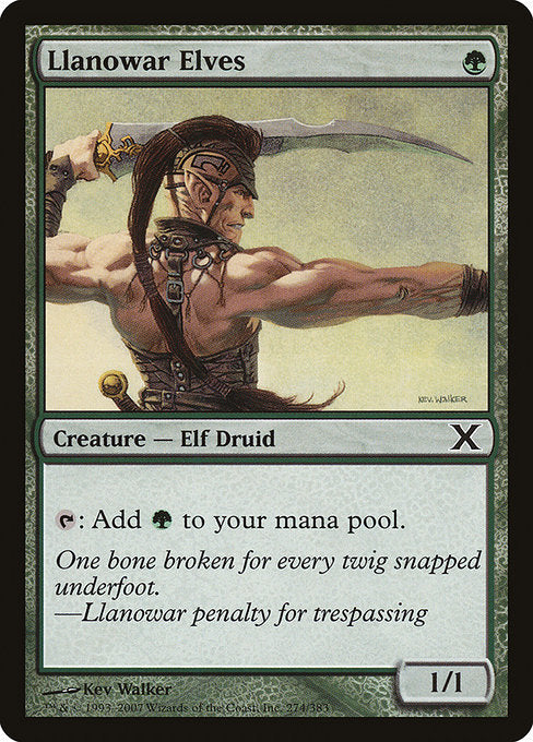 10E: Llanowar Elves
