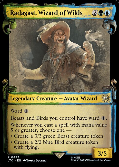 LTC: Radagast, Wizard of Wilds (Showcase Scrolls)