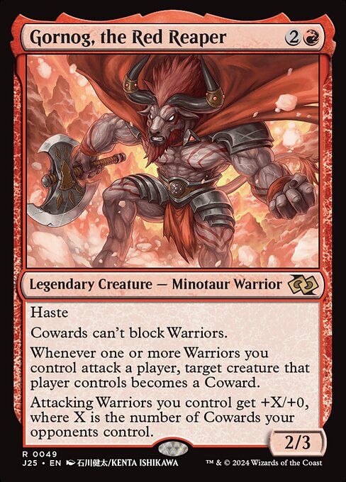 J25: Gornog, the Red Reaper (Anime) (Foil)