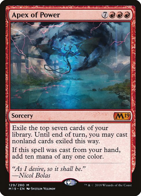 M19: Apex of Power