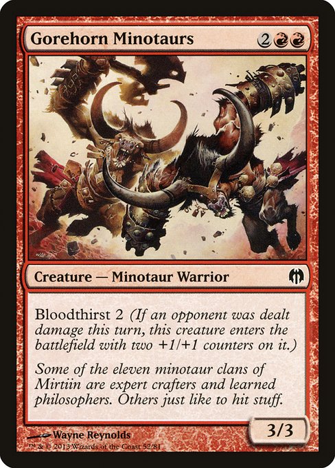 DDL: Gorehorn Minotaurs