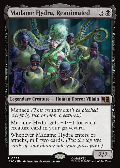 MSC: Madame Hydra, Reanimated