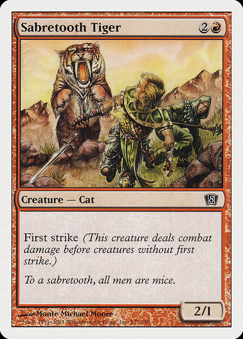8ED: Sabretooth Tiger