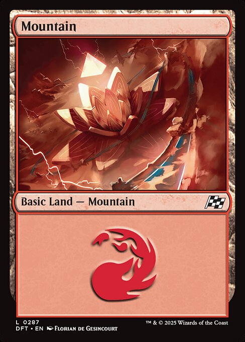 DFT: Mountain (0287) (Foil)