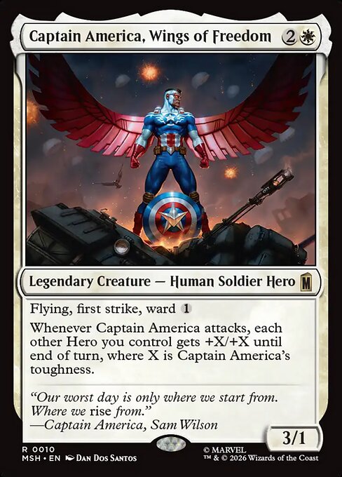 MSH: Captain America, Wings of Freedom