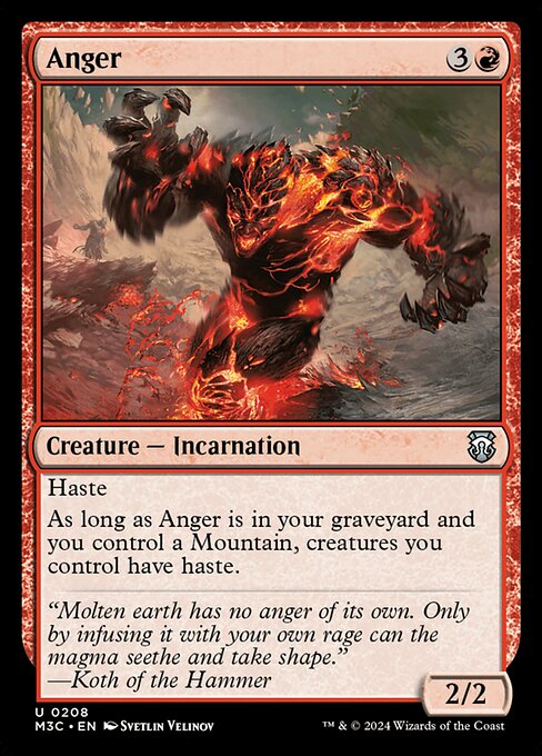 M3C: Anger (Foil)