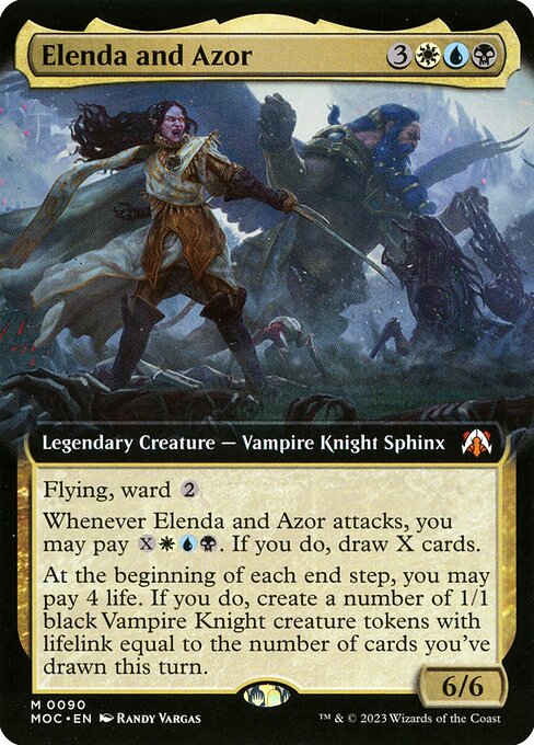 MOC: Elenda and Azor (Extended Art) (Foil)