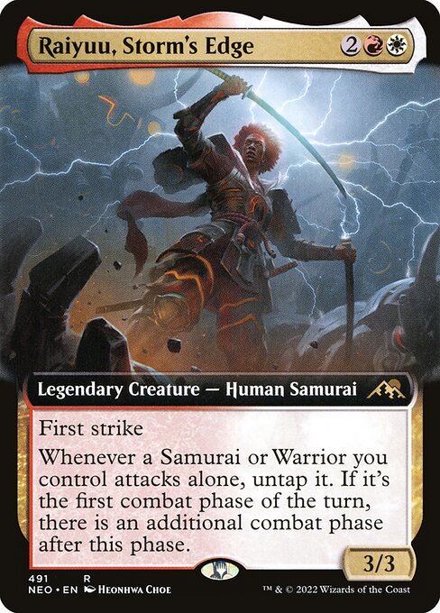 NEO: Raiyuu, Storm's Edge (Extended Art) (Foil)