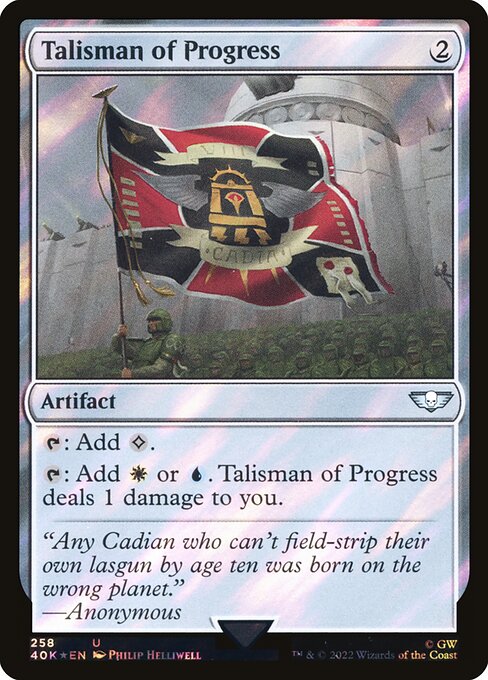 40K: Talisman of Progress (Surge Foil)