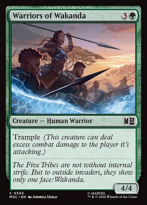 MSC: Warriors of Wakanda