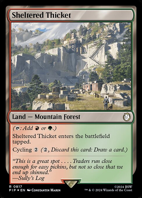 PIP: Sheltered Thicket (Surge Foil)