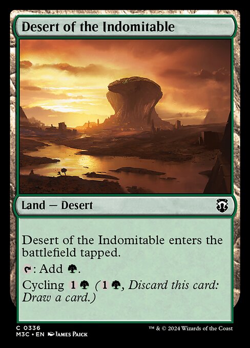 M3C: Desert of the Indomitable (Foil)