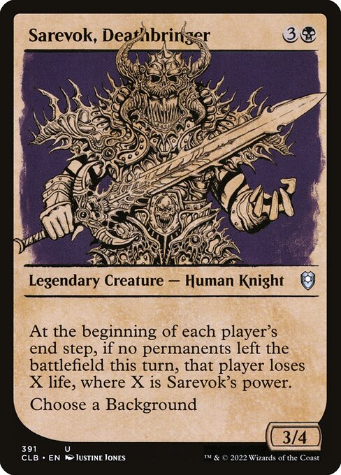 CLB: Sarevok, Deathbringer (Showcase) (Foil)
