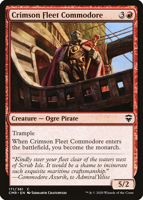 CMR: Crimson Fleet Commodore (Foil)