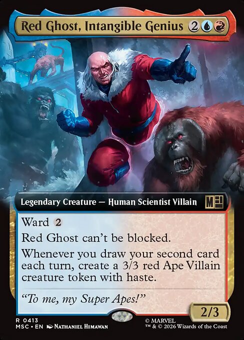 MSC: Red Ghost, Intangible Genius (Extended Art)