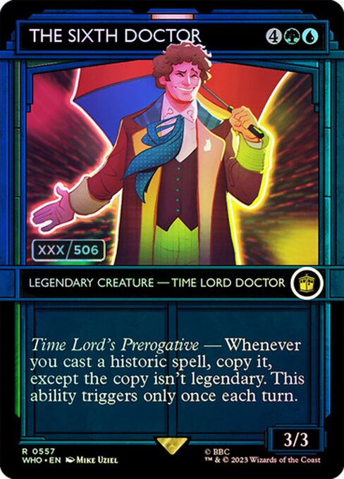 WHO: The Sixth Doctor (Serial Numbered) (Foil)