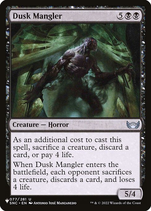 PLST: Dusk Mangler